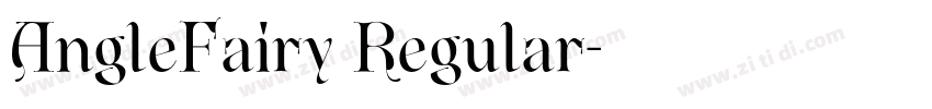 AngleFairy Regular字体转换